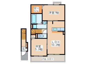 間取図 ウィステリアヒルズ　Ⅰ