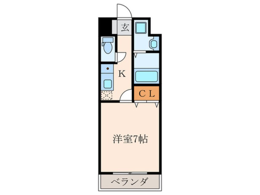 間取図 SANBOX 大浦