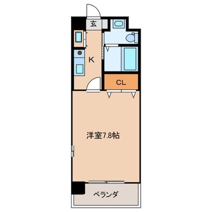 間取図 SANBOX 大浦