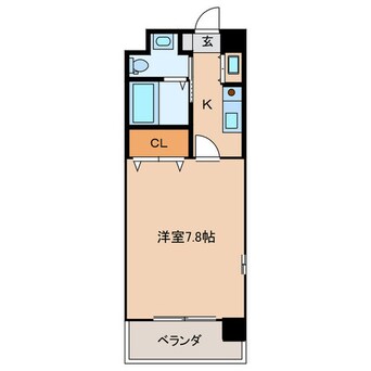 間取図 SANBOX 大浦