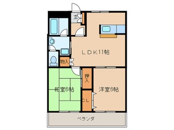 間取図 ルミナス篠栗北壱番館