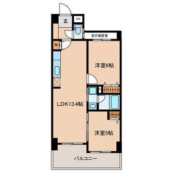間取図 ヴィラ筑紫駅前