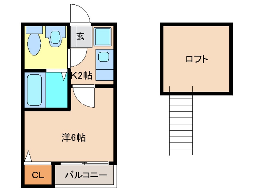 間取図 Ｓｔａｇｅ生の松原
