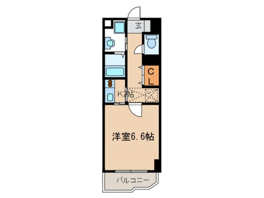 間取図 ベルアンジュ愛宕