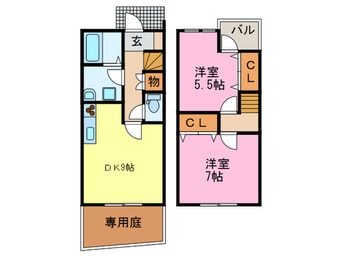 間取図 エスト クレール