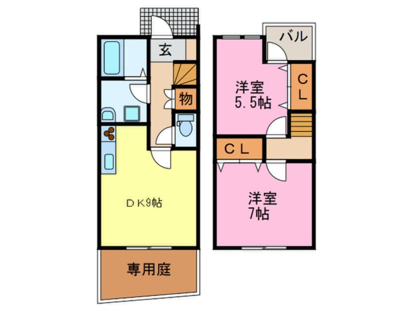 間取図 エスト クレール