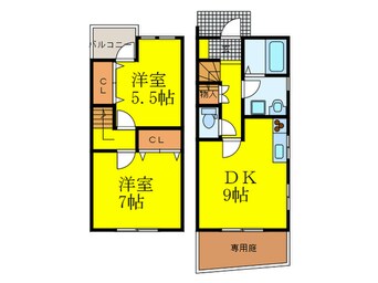 間取図 エスト クレール