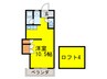 シティベール西折尾 1Rの間取り