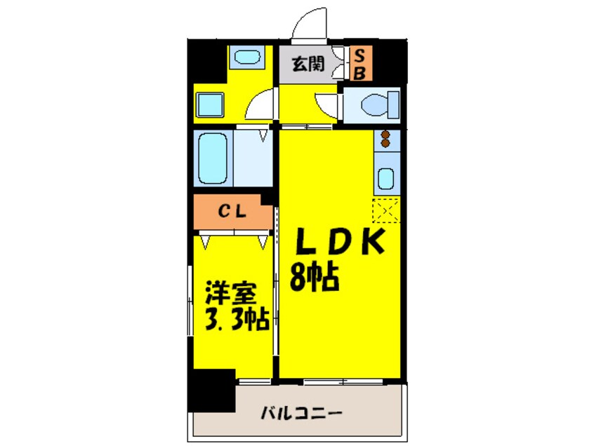 間取図 タツミ大橋