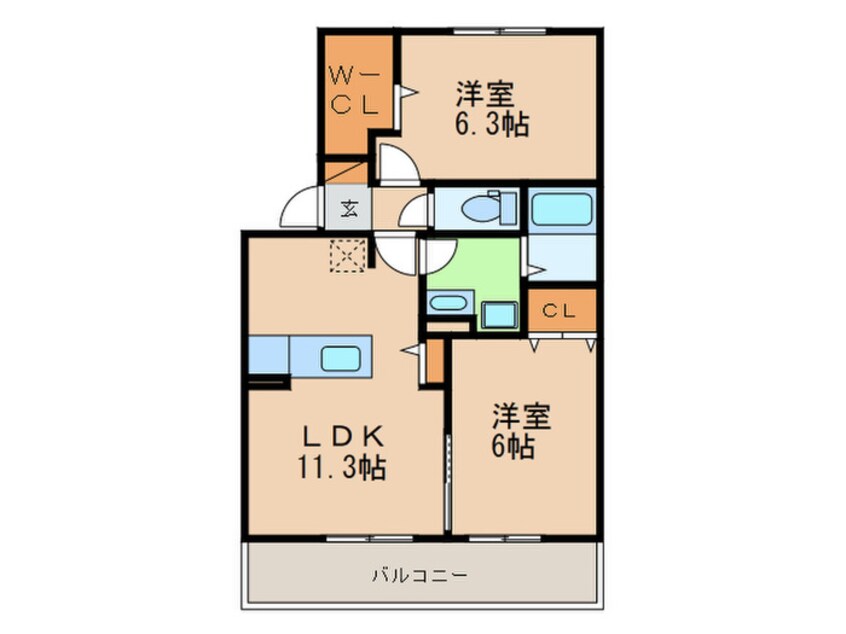 間取図 イルマーレⅢ