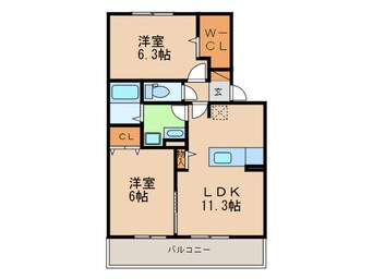 間取図 イルマーレⅢ