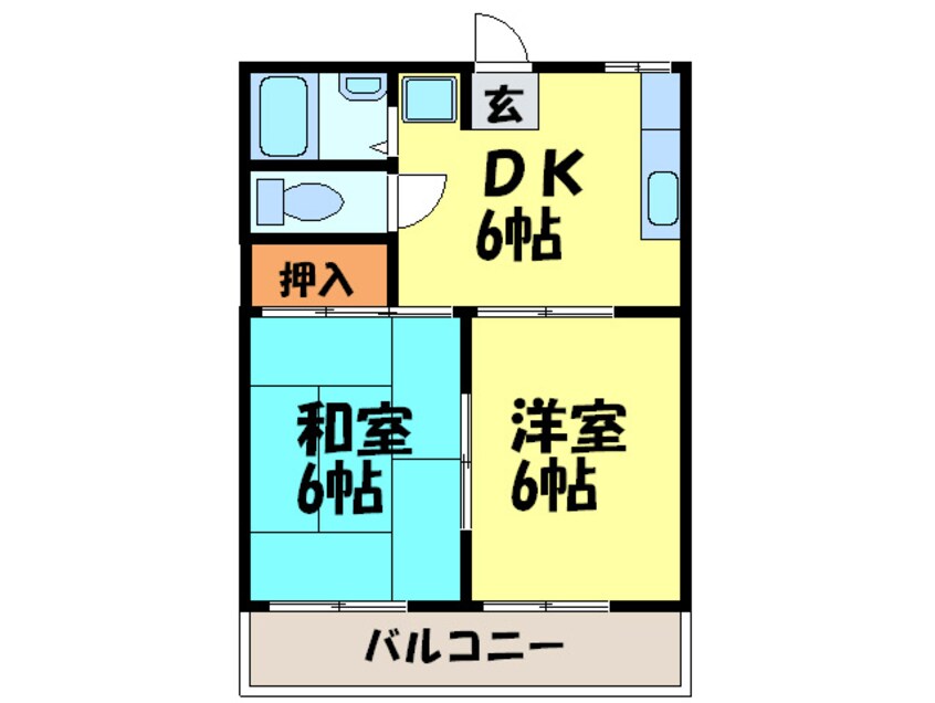 間取図 ドミールサカイ