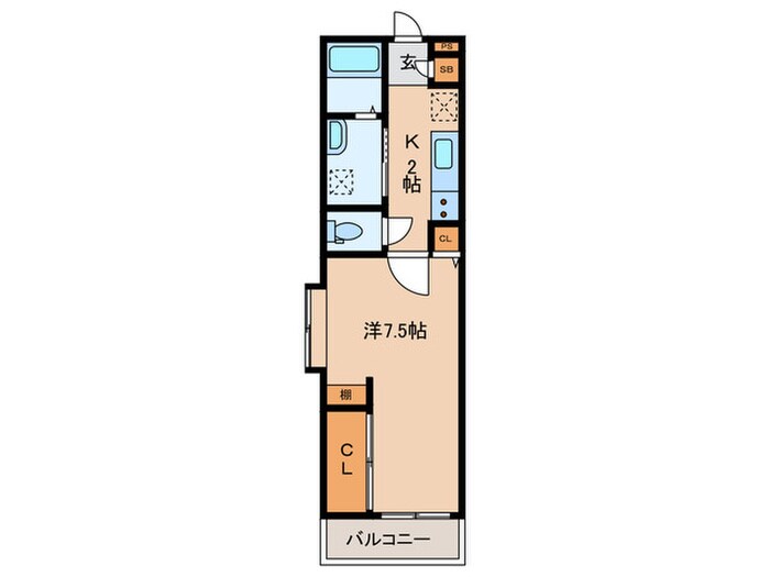 間取り図 Ｍｏｄｅｎａ高麗