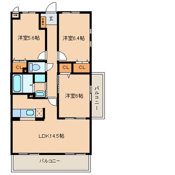 間取図 グリーンアベニュー