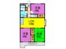 高木町２・高木ビル 3LDKの間取り