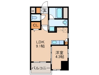 間取図 アイコリーネ城南