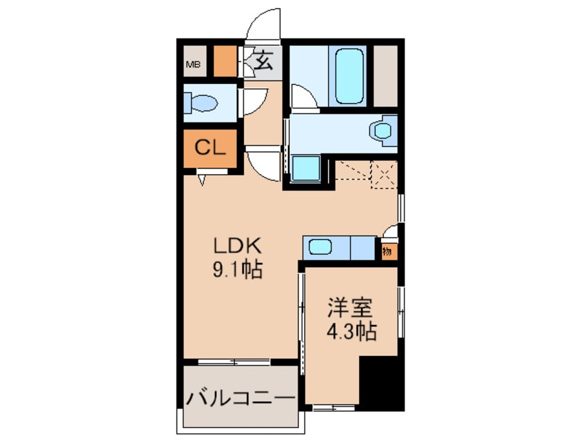 間取図 アイコリーネ城南