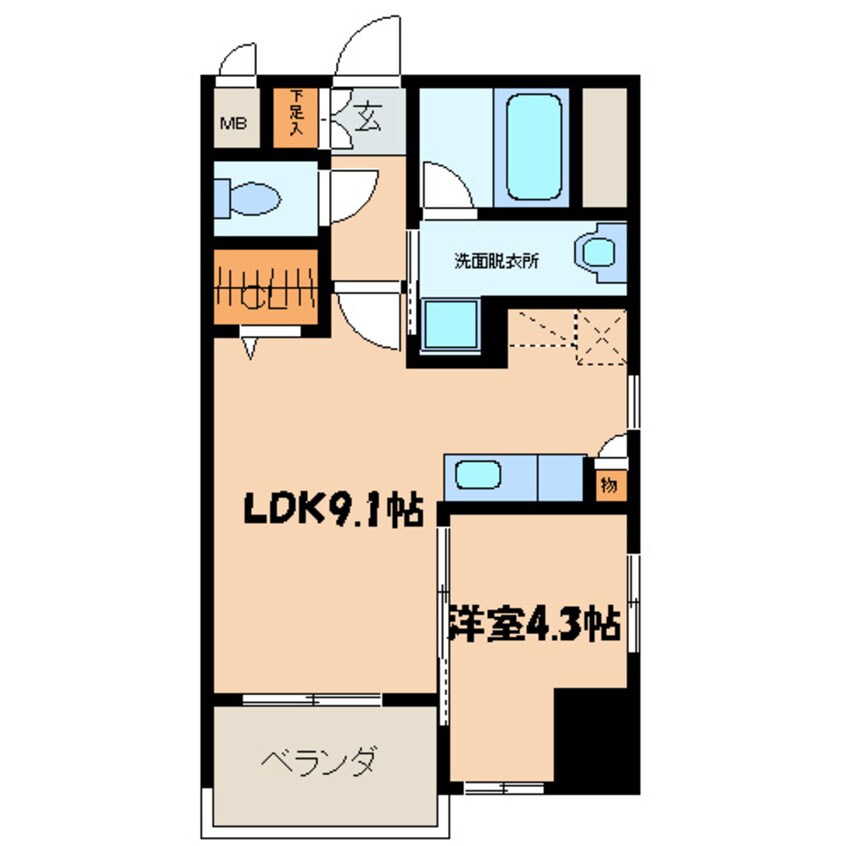 間取図 アイコリーネ城南