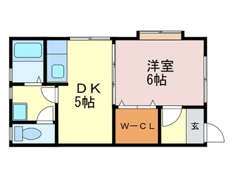 間取図 豊福ハイツ