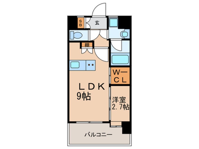 間取図 エンクレスト空港通り(1206)