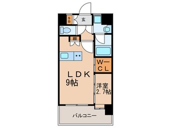 間取図 エンクレスト空港通り(1206)