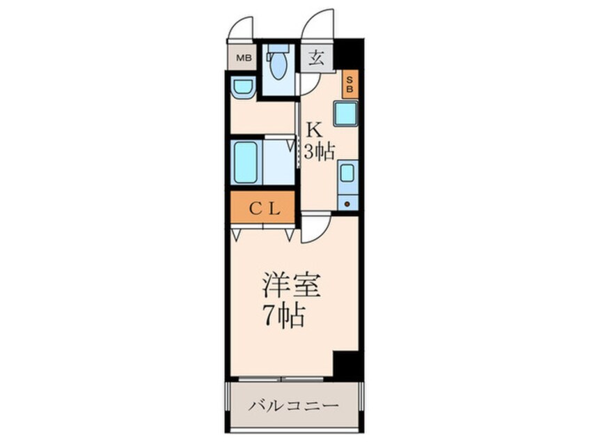 間取図 ガーディアンズパレス小倉