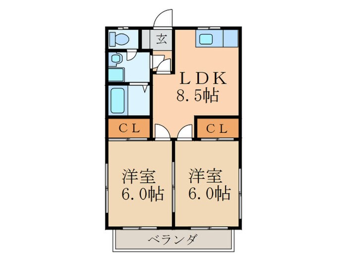 間取り図 オーク高野Ａ棟