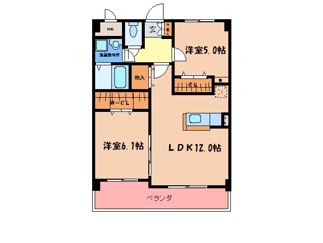 間取り図 グランヒルズ