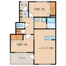 メゾン・エーデルＡ 2LDKの間取り