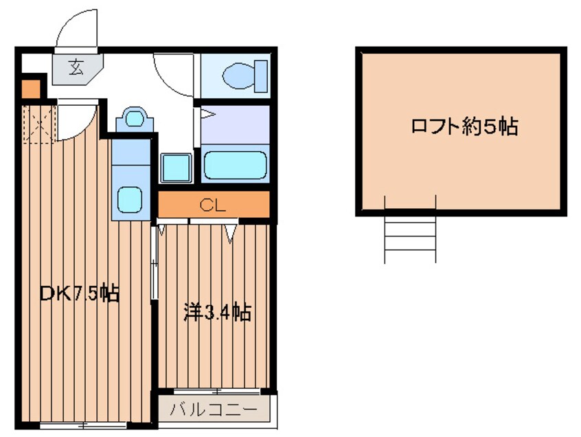 間取図 ＧＯＬＤＷＩＮＧ周船寺　Ⅱ
