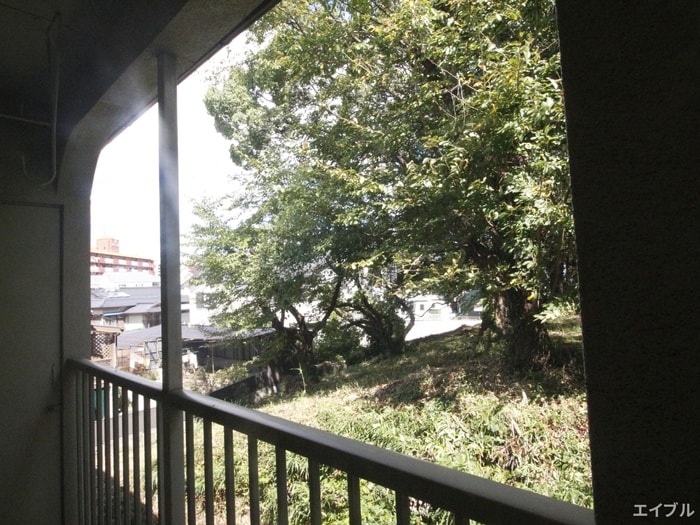 室内からの展望 コーポ百合香