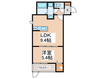 間取図 メゾンクレール二日市弐番館