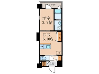 間取図 ギャラン折尾