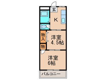 間取図 大浦コーポ