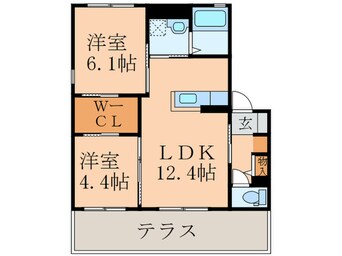 間取図 グリーンタウンＣ