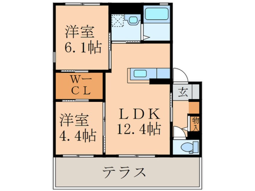 間取図 グリーンタウンＣ