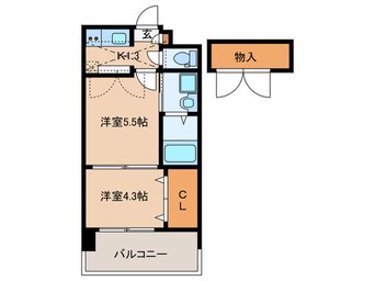 間取図 エステートモア薬院ＪＯＹ