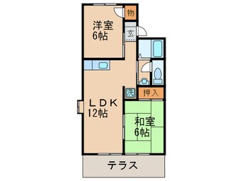 間取図 ヴァンベールＡ