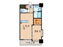 ガーデンコート門司駅前の間取図