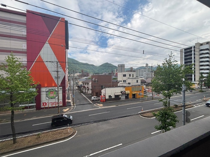 室内からの展望 ガーデンコート門司駅前