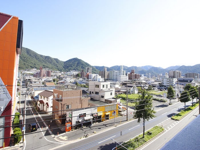 室内からの展望 ガーデンコート門司駅前