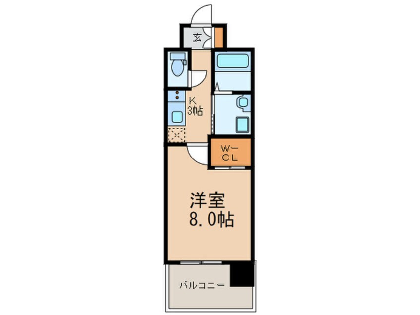 間取図 ギャラクシ－博多駅前