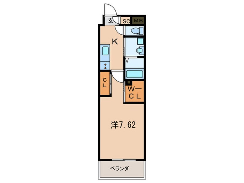 間取図 ウイングス西小倉