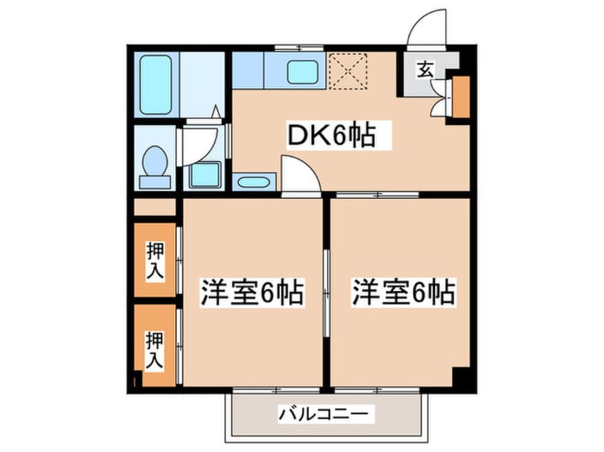 間取図 クリスィーム長野