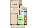 セジュ－ルひろかわＥ棟の間取図