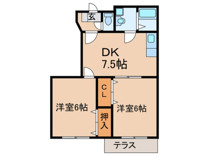 間取図 ハ－バル２４