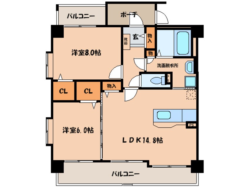 間取図 フレアMICHIKO