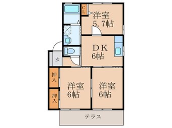 間取図 ディアス新町