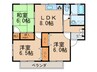 ウインド・イチキＡ 3LDKの間取り