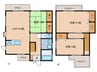 香椎台貸家 3LDKの間取り